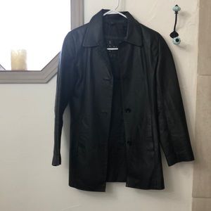 Leather blazer. Good find slight wear